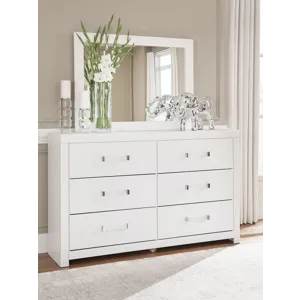 Maeling Dresser and Mirror