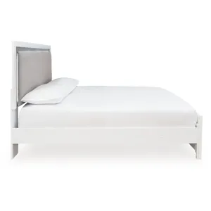 Maeling King Upholstered Panel Bed