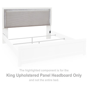 Maeling King Upholstered Panel Headboard