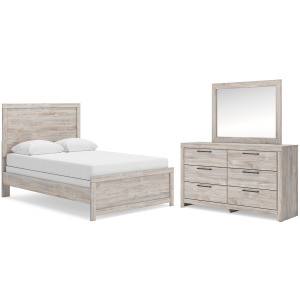 Jonnifer Full Panel Bed, Dresser and Mirror