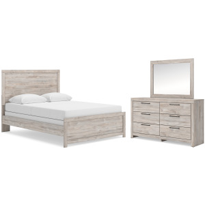 Broachmyn Queen Panel Bed, Dresser and Mirror