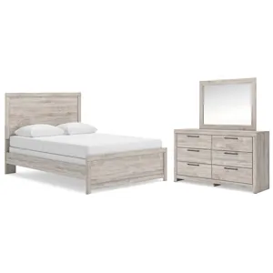 Broachmyn Queen Panel Bed, Dresser and Mirror