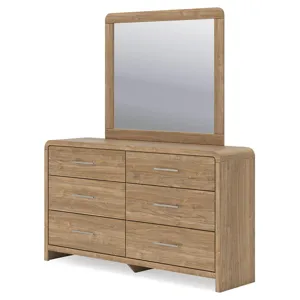 Gramburg Queen Panel Bed, Dresser and Mirror