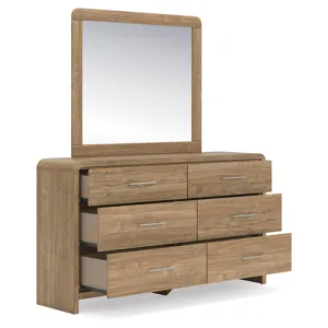 Gramburg Queen Panel Bed, Dresser and Mirror