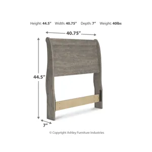 Bayzor Twin Sleigh Headboard