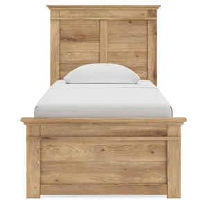 Makidern Twin Panel Bed, Dresser and Mirror