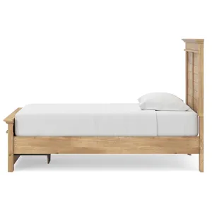 Makidern Twin Panel Storage Bed, Dresser and Mirror