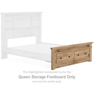 Makidern Queen Storage Footboard