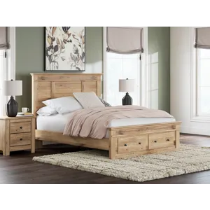 Makidern Queen Panel Storage Bed