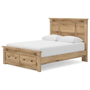 Makidern Queen Panel Storage Bed