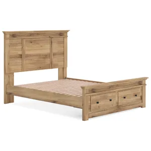 Makidern Queen Panel Storage Bed