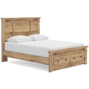 Makidern Queen Panel Storage Bed