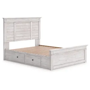 Makidern Queen Panel Storage Bed