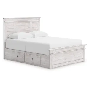 Makidern Queen Panel Storage Bed