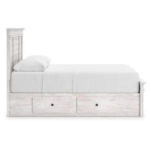 Makidern Queen Panel Storage Bed