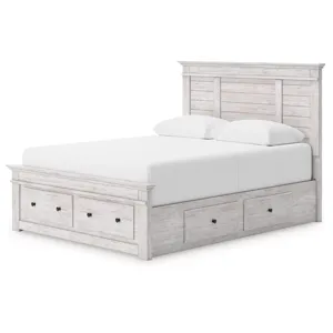 Makidern Queen Panel Storage Bed