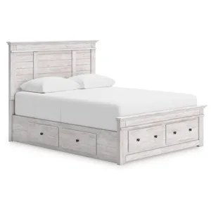 Makidern Queen Panel Storage Bed