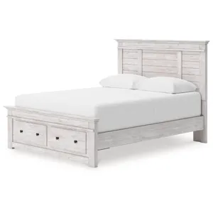 Makidern Queen Panel Storage Bed