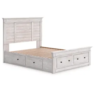 Makidern Queen Panel Storage Bed