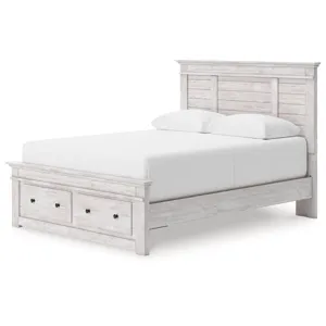 Makidern Queen Panel Storage Bed