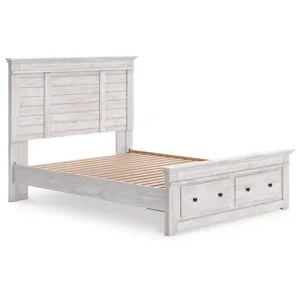 Makidern Queen Panel Storage Bed