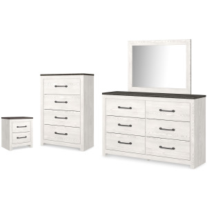 Gerridan Dresser, Mirror, Chest and Nightstand