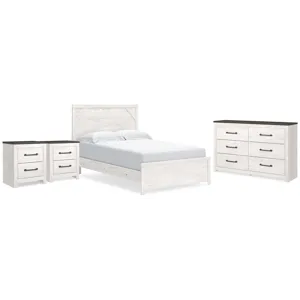 Gerridan Queen Panel Bed, Dresser and 2 Nightstands
