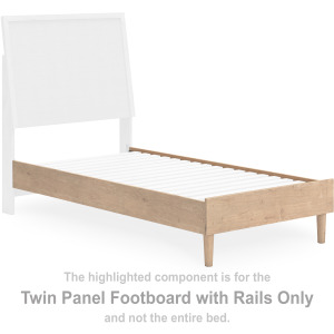 Cielden Twin Panel Footboard with Rails