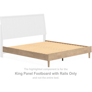 Cielden King Panel Footboard with Rails