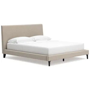 Cielden California King Upholstered Bed with Roll Slats