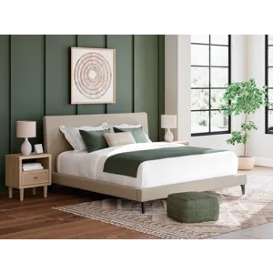 Cielden California King Upholstered Bed with Roll Slats