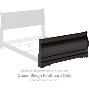 Huey Vineyard Queen Sleigh Footboard