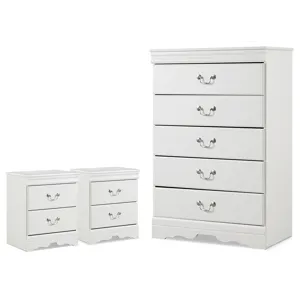 Anarasia Chest and 2 Nightstands