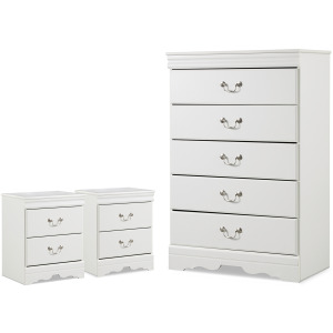 Anarasia Chest and 2 Nightstands