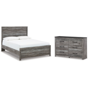 Bronyan Queen Panel Bed and Dresser