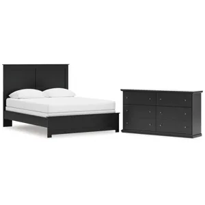 Maribel Queen Panel Bed and Dresser