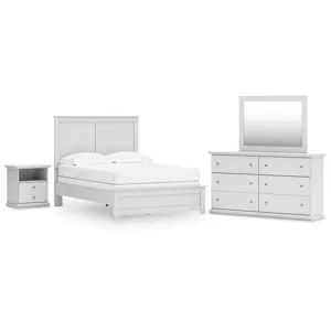 Bostwick Shoals Full Panel Bed, Dresser, Mirror and Nightstand