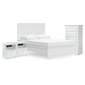 Bostwick Shoals Queen Panel Bed, Chest and 2 Nightstands