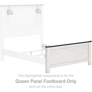 Schoenberg Queen Panel Footboard