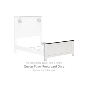 Schoenberg Queen Panel Footboard