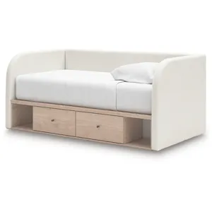Arloster Twin Upholstered Day Bed with Storage