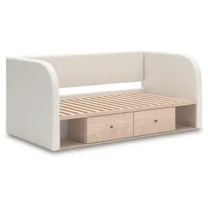 Arloster Twin Upholstered Day Bed with Storage