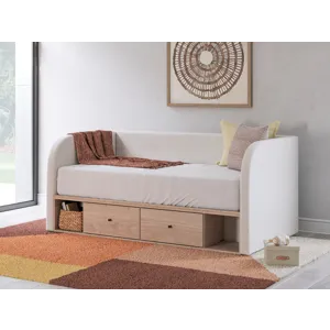 Arloster Twin Upholstered Day Bed with Storage