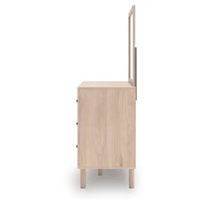 Arloster Full Upholstered Day Bed, Dresser and Mirror