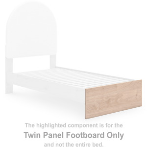 Shapella Twin Panel Footboard