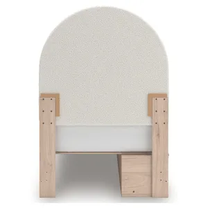 Shapella Twin Upholstered Panel Bed with Storage