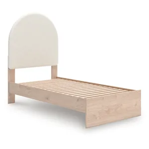 Shapella Twin Upholstered Panel Bed