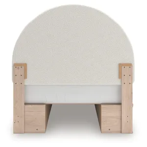 Shapella Full Upholstered Panel Bed with Storage