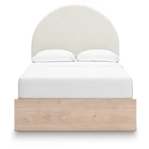 Shapella Full Upholstered Panel Bed with Storage
