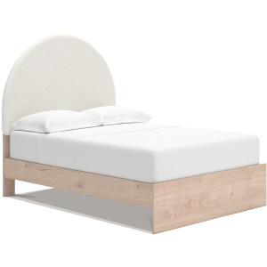 Shapella Full Upholstered Panel Bed